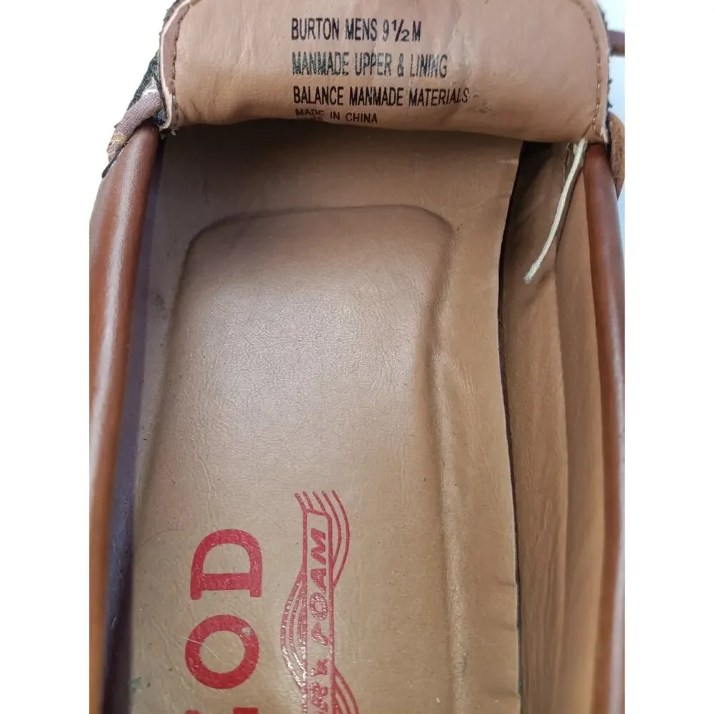 Izod Men's Burton Brown Slip-On Boat Shoes Mocs